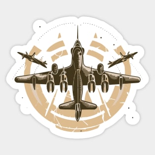 A warplane Sticker